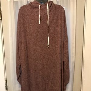 Express Dusty Pink Sweater Dress Sz XL